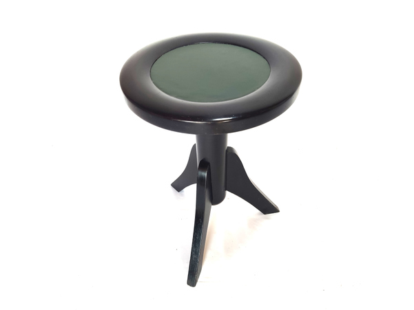 antiker Klavierhocker um 1920 schwarz