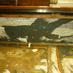 Biedermeier-Glasaufsatzschrank um 1840, Nussbaum Bild 7582