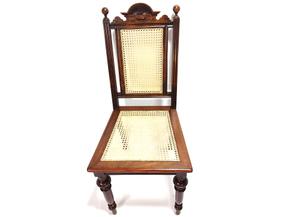 antiker Gründerzeit-Muschel-Stuhl um 1880